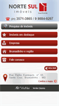 Mobile Screenshot of nortesulimoveis.com.br