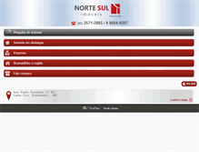 Tablet Screenshot of nortesulimoveis.com.br